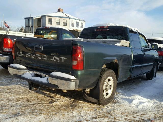 2GCEC19T641408643 - 2004 CHEVROLET SILVERADO GREEN photo 4