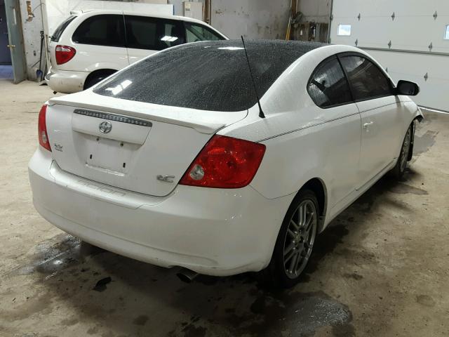 JTKDE177160097402 - 2006 TOYOTA SCION TC WHITE photo 4