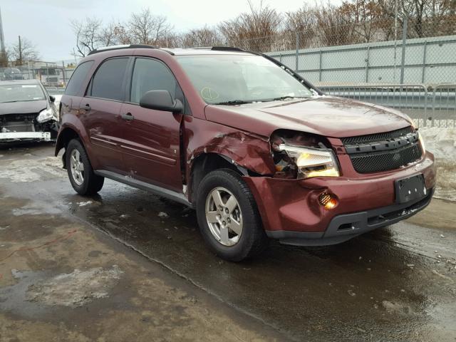 2CNDL13F686064105 - 2008 CHEVROLET EQUINOX LS RED photo 1