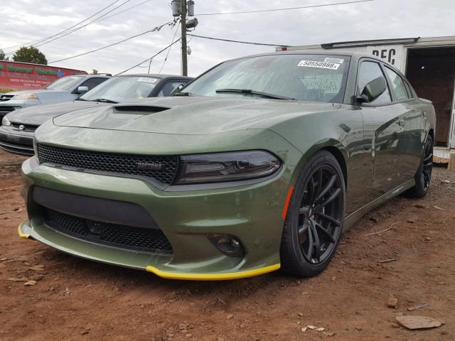 2C3CDXGJ6JH313077 - 2018 DODGE CHARGER R/ GREEN photo 2