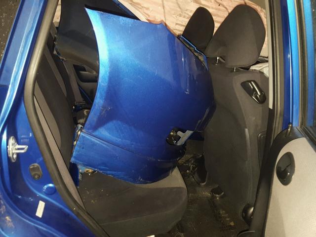 JHMGD38687S009328 - 2007 HONDA FIT S BLUE photo 6