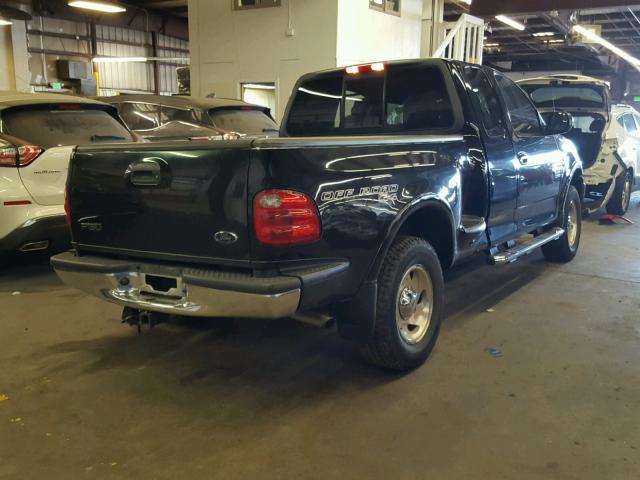 1FTRX08L51KA82282 - 2001 FORD F150 BLACK photo 4