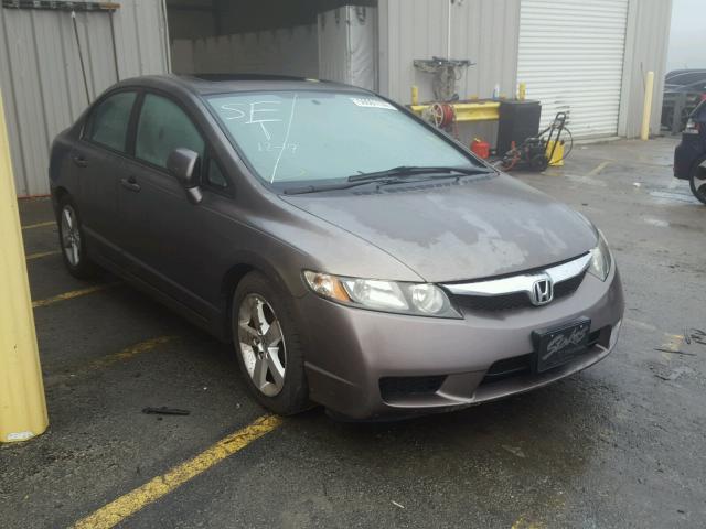 2HGFA16859H524443 - 2009 HONDA CIVIC EX GRAY photo 1