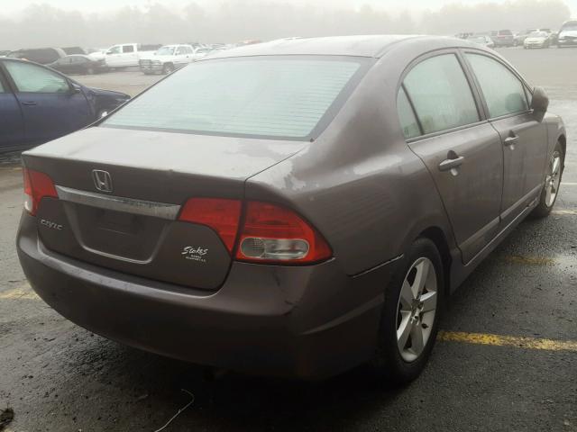 2HGFA16859H524443 - 2009 HONDA CIVIC EX 灰色 照片 4
