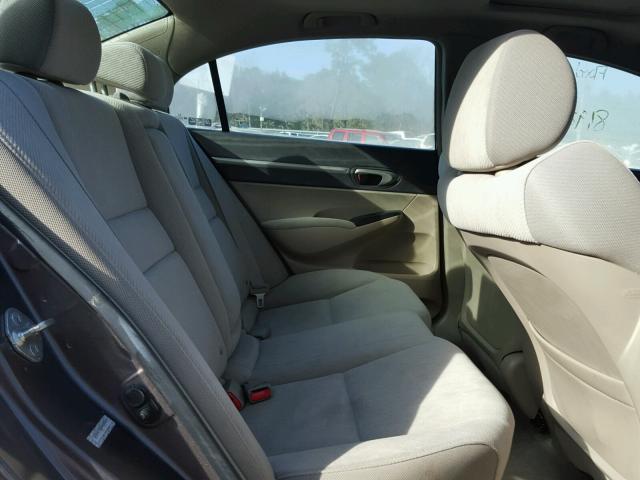 2HGFA16859H524443 - 2009 HONDA CIVIC EX 灰色 照片 6