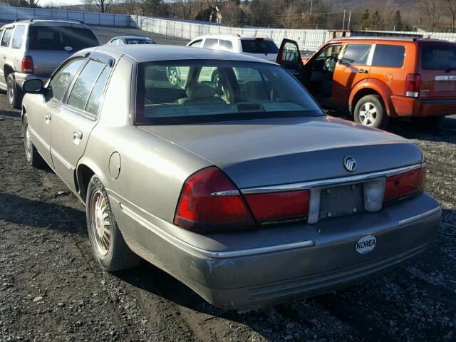 2MEFM75W9YX694526 - 2000 MERCURY GRAND MARQ SILVER photo 3