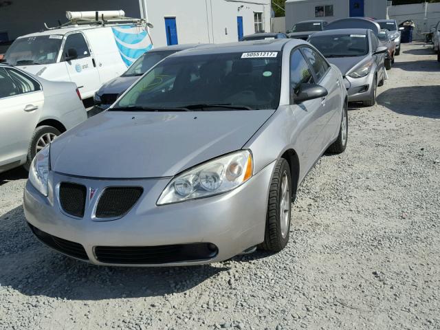 1G2ZG58N974185060 - 2007 PONTIAC G6 BASE SILVER photo 2