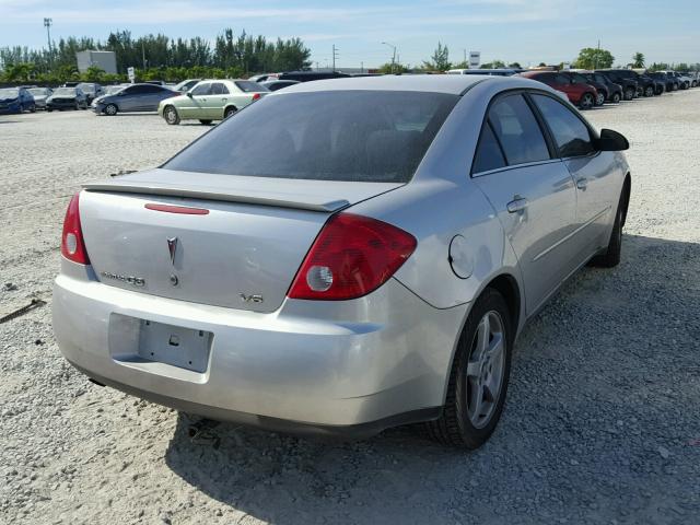 1G2ZG58N974185060 - 2007 PONTIAC G6 BASE SILVER photo 4