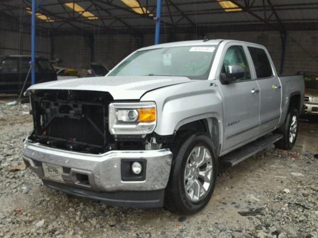 3GTU2VECXEG213228 - 2014 GMC SIERRA K15 SILVER photo 2