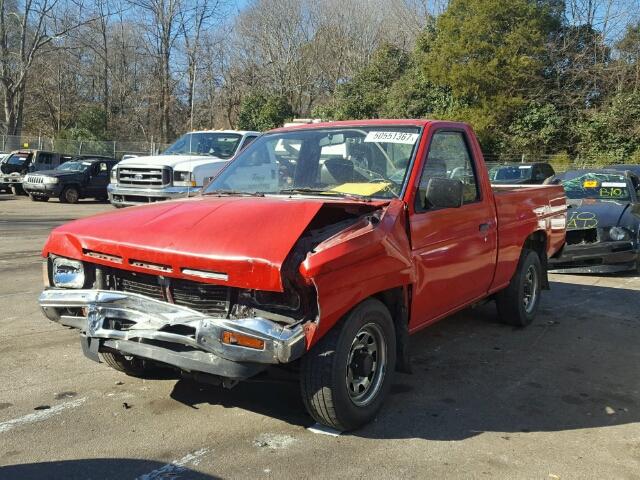 1N6SD11S4NC371135 - 1992 NISSAN TRUCK SHOR RED photo 2