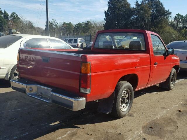 1N6SD11S4NC371135 - 1992 NISSAN TRUCK SHOR RED photo 4