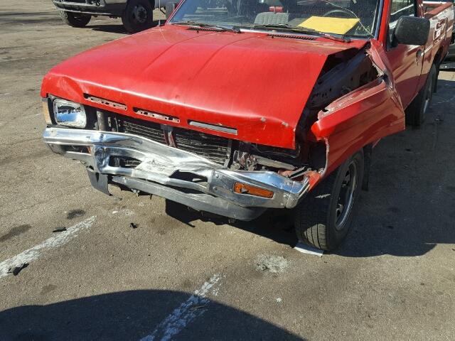 1N6SD11S4NC371135 - 1992 NISSAN TRUCK SHOR RED photo 9
