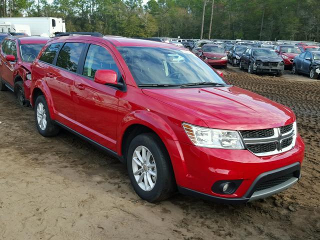 3C4PDCBG2HT589596 - 2017 DODGE JOURNEY SX RED photo 1