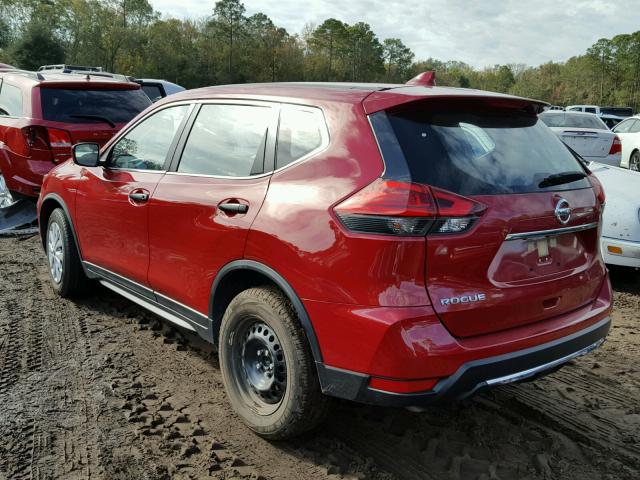 JN8AT2MT5HW393437 - 2017 NISSAN ROGUE S RED photo 3