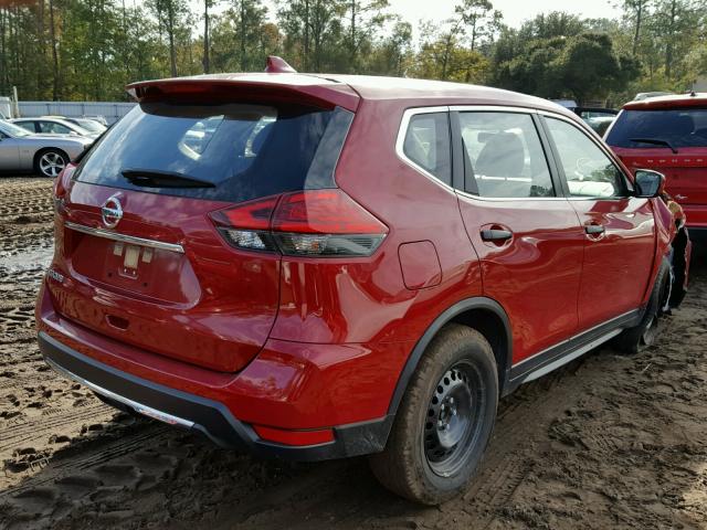 JN8AT2MT5HW393437 - 2017 NISSAN ROGUE S RED photo 4