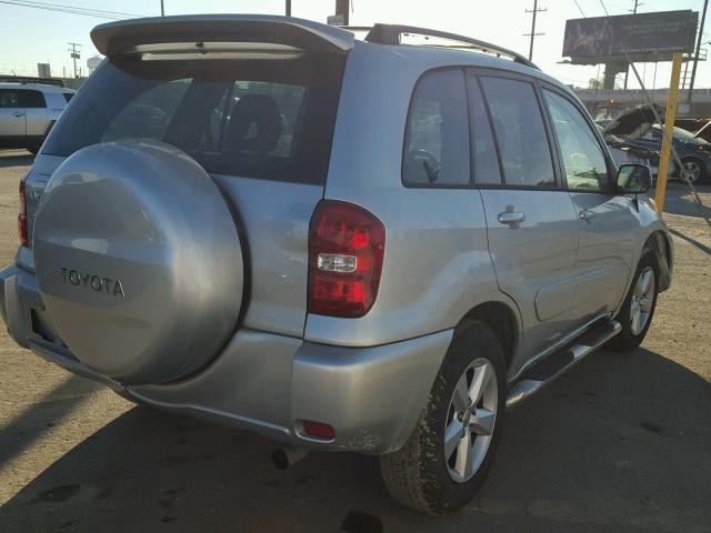 JTEGD20V040031180 - 2004 TOYOTA RAV4 SILVER photo 4