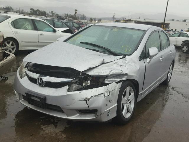 19XFA1F65AE033237 - 2010 HONDA CIVIC SILVER photo 2