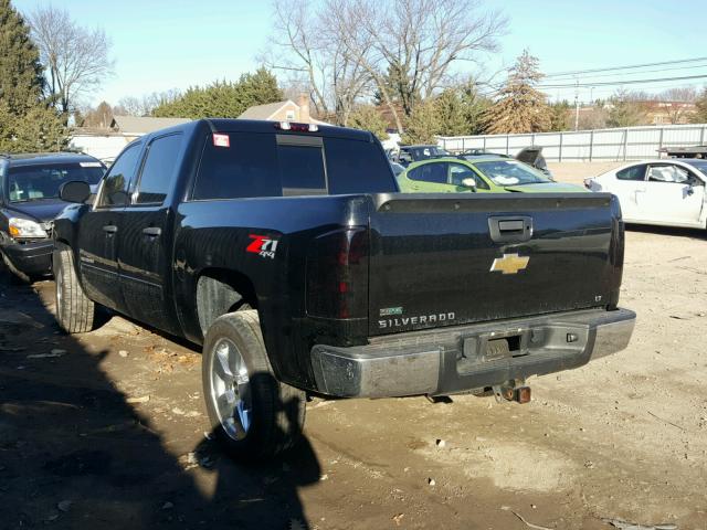 3GCPKSE32BG362627 - 2011 CHEVROLET SILVERADO BLACK photo 3