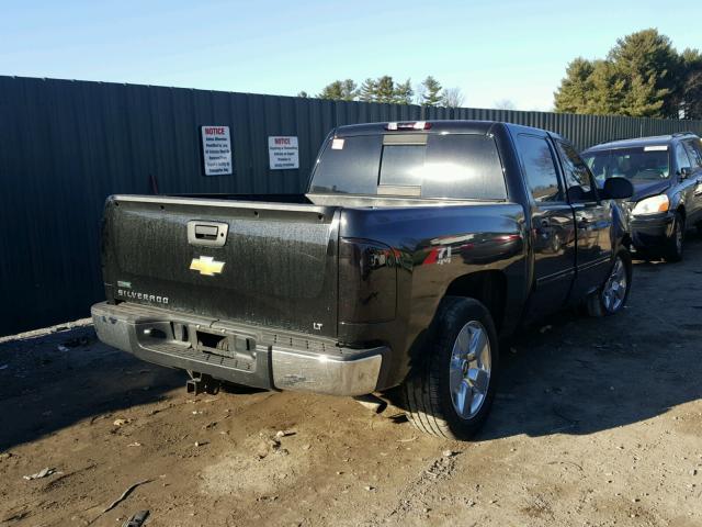 3GCPKSE32BG362627 - 2011 CHEVROLET SILVERADO BLACK photo 4