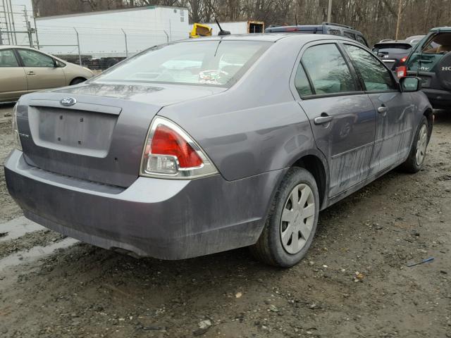 3FAHP06Z27R251350 - 2007 FORD FUSION S GRAY photo 4