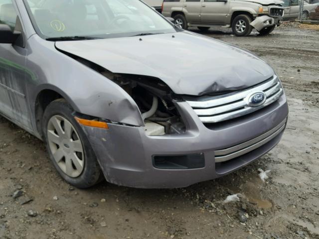 3FAHP06Z27R251350 - 2007 FORD FUSION S GRAY photo 9