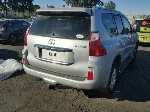 JTJBM7FX2D5057283 - 2013 LEXUS GX BASE SILVER photo 4