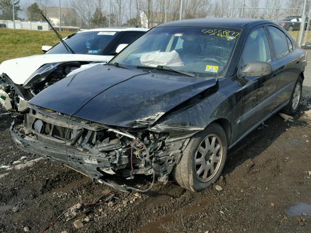 YV1RS61RX22115756 - 2002 VOLVO S60 BLACK photo 2