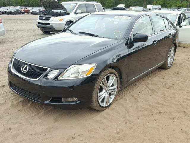 JTHBC96S075007605 - 2007 LEXUS GS 450H BLACK photo 2