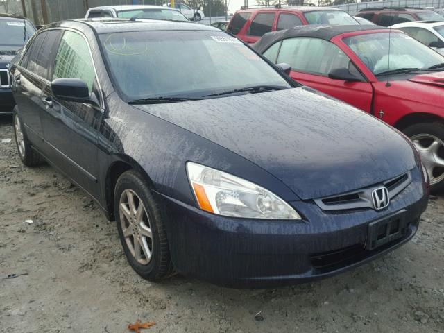 1HGCM66544A006182 - 2004 HONDA ACCORD EX BLUE photo 1