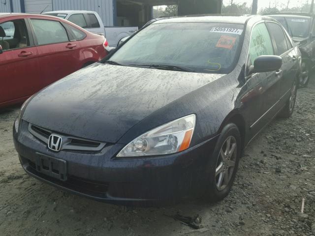 1HGCM66544A006182 - 2004 HONDA ACCORD EX BLUE photo 2