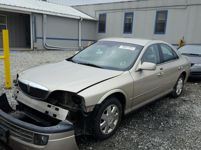 1LNHM86S14Y621524 - 2004 LINCOLN LS GOLD photo 2