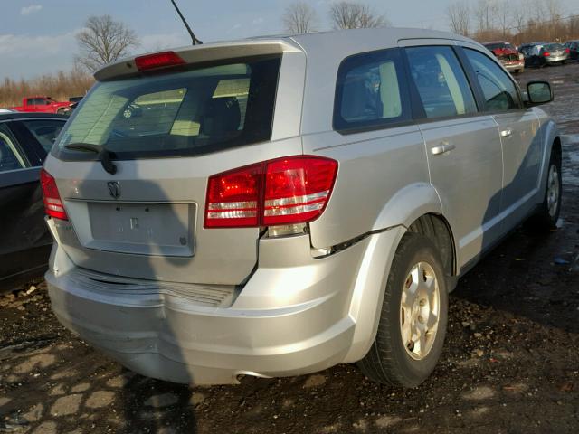 3D4GG47B79T233840 - 2009 DODGE JOURNEY SE SILVER photo 4