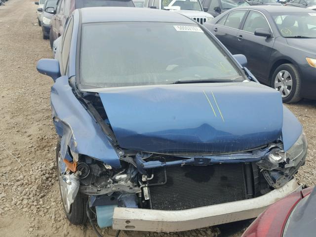 1HGFA16576L069695 - 2006 HONDA CIVIC LX BLUE photo 7