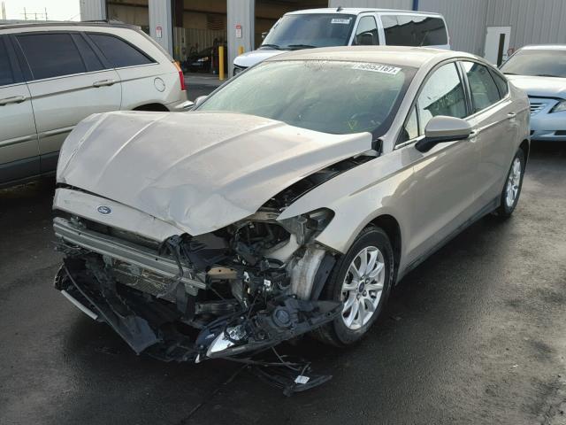 3FA6P0G72GR214562 - 2016 FORD FUSION S SILVER photo 2