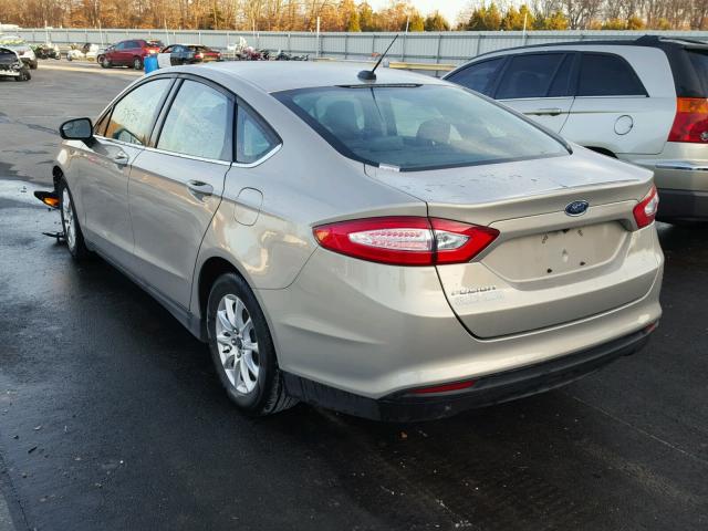 3FA6P0G72GR214562 - 2016 FORD FUSION S SILVER photo 3