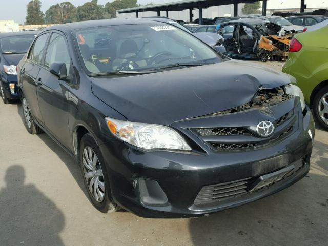 5YFBU4EE0CP028254 - 2012 TOYOTA COROLLA BA BLACK photo 1