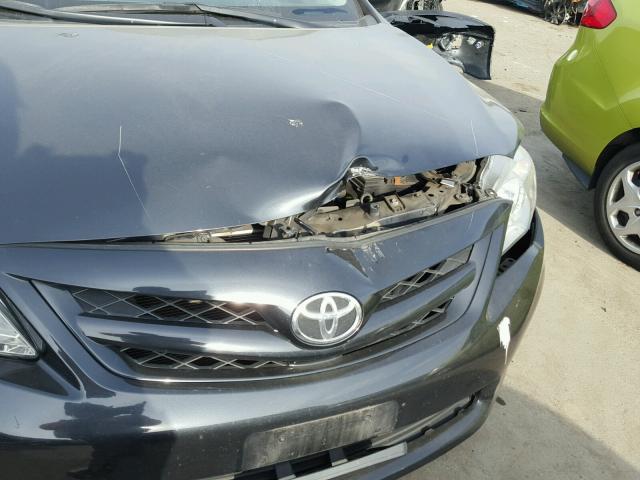 5YFBU4EE0CP028254 - 2012 TOYOTA COROLLA BA BLACK photo 10