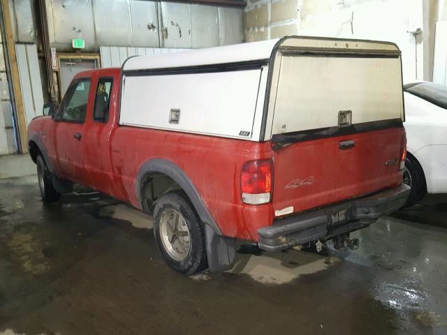 1FTZR15VXYPA65738 - 2000 FORD RANGER SUP RED photo 3