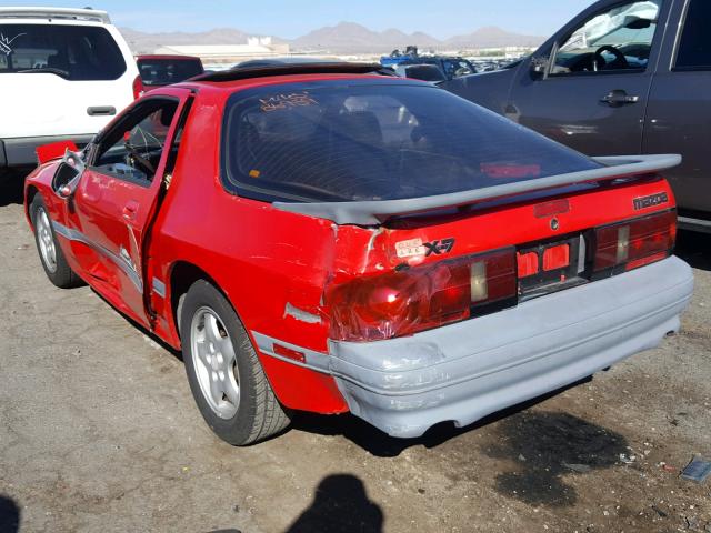 JM1FC3318M0901579 - 1991 MAZDA RX7 RED photo 3