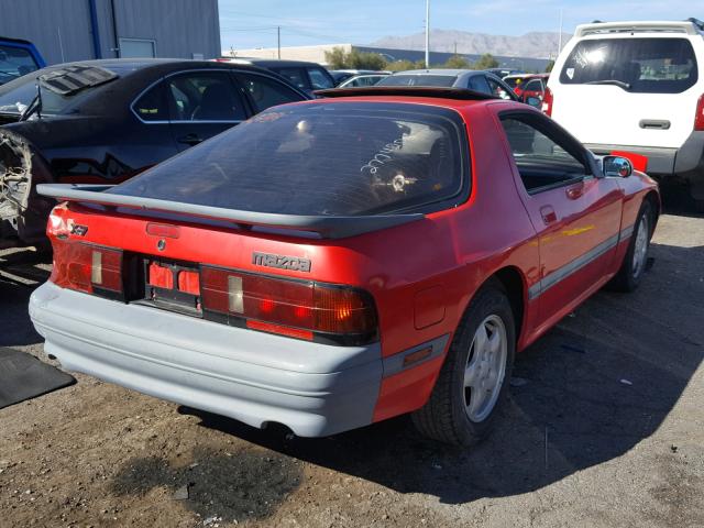 JM1FC3318M0901579 - 1991 MAZDA RX7 RED photo 4