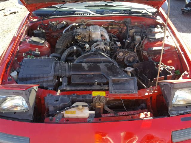 JM1FC3318M0901579 - 1991 MAZDA RX7 RED photo 7