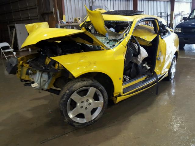 1G1AM18B567683035 - 2006 CHEVROLET COBALT SS YELLOW photo 2