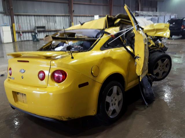 1G1AM18B567683035 - 2006 CHEVROLET COBALT SS YELLOW photo 4