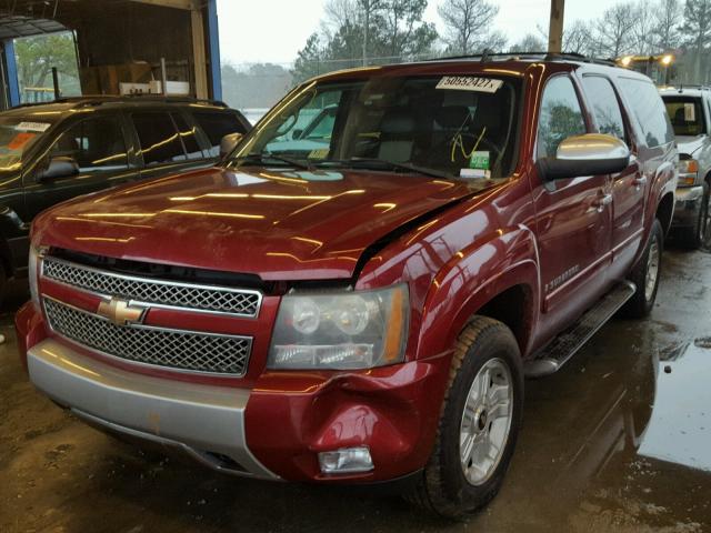 3GNFK16377G291539 - 2007 CHEVROLET SUBURBAN K MAROON photo 2