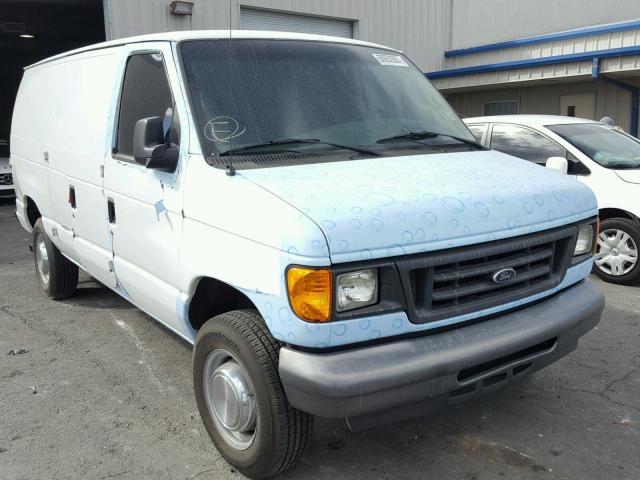 1FTNE24L46HA84566 - 2006 FORD ECONOLINE BLUE photo 1