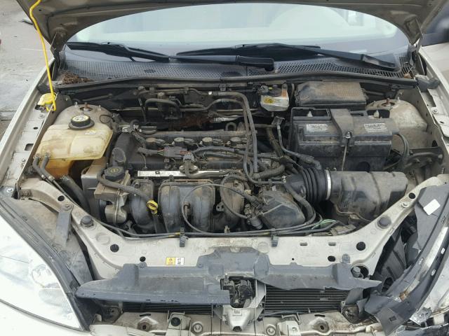 1FAFP34N17W101722 - 2007 FORD FOCUS ZX4 GOLD photo 7