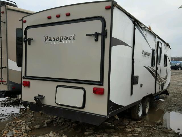 4YDT21727HT415747 - 2017 KEYSTONE PASSPORT WHITE photo 4