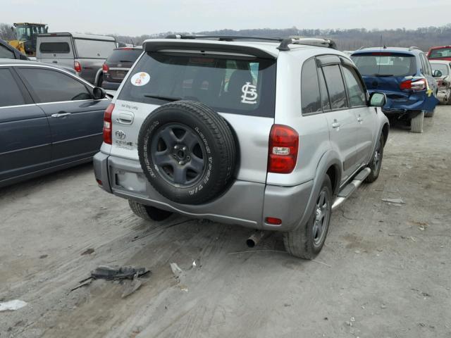 JTEGD20V940009646 - 2004 TOYOTA RAV4 SILVER photo 4