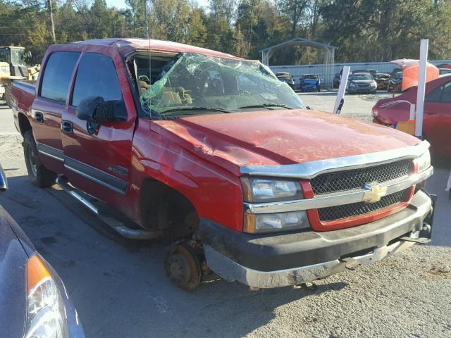 1GCHK23184F131855 - 2004 CHEVROLET SILVERADO RED photo 1