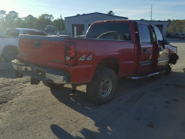 1GCHK23184F131855 - 2004 CHEVROLET SILVERADO RED photo 4